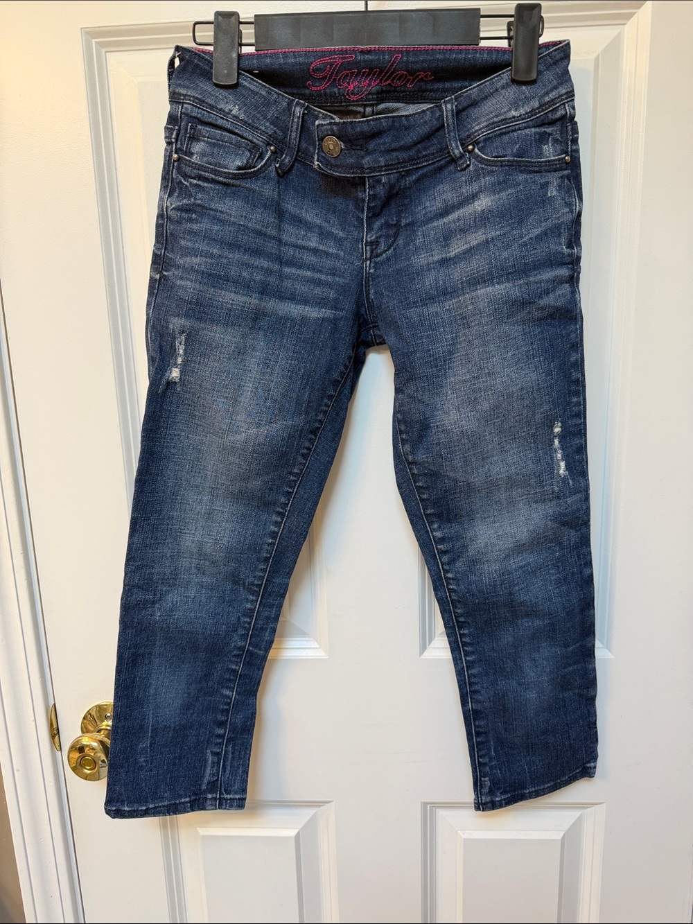 Delia's Dark Blue Women’s Capri Cropped Jeans Taylor Size 0